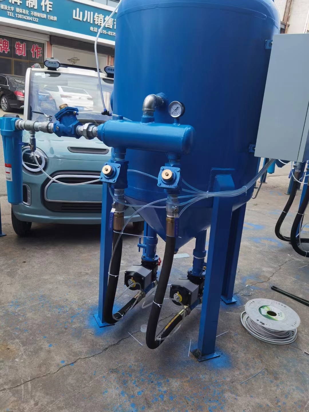 800遙控氣動噴砂機(jī)